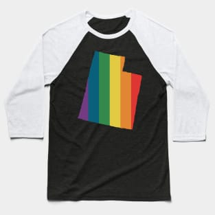 Utah State Rainbow Baseball T-Shirt